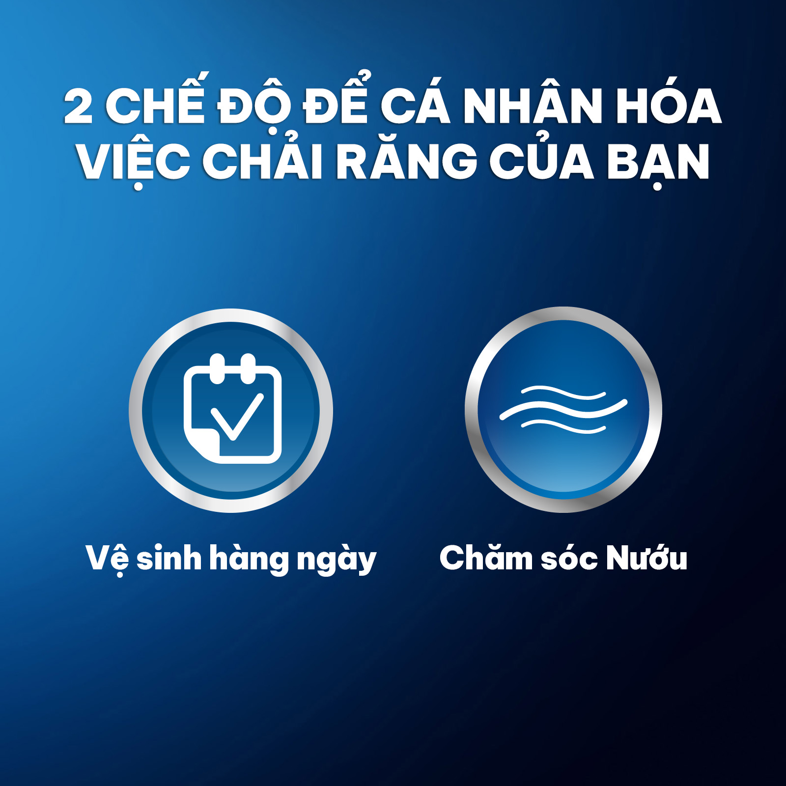 Bàn chải đánh răng điện Oral-B Pro 2 Blue D501.513 - Hàng chính hãng