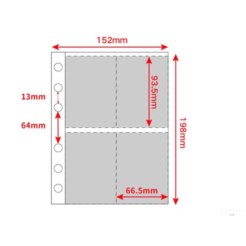 Sổ binder đựng card size A5