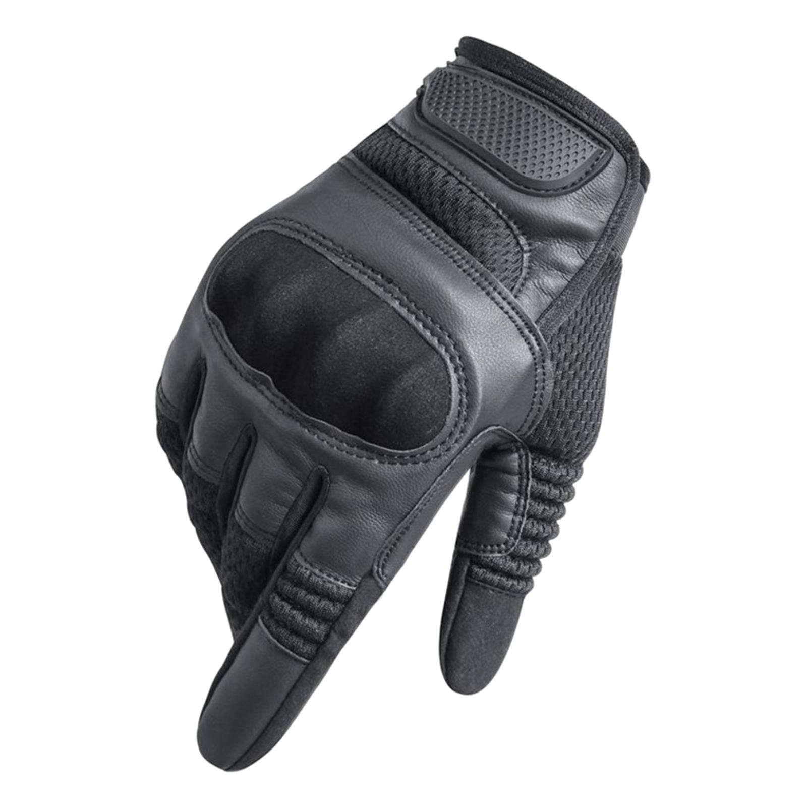 2xWinter Thermal Ski Gloves Touchscreen Waterproof Snow Gloves Black M