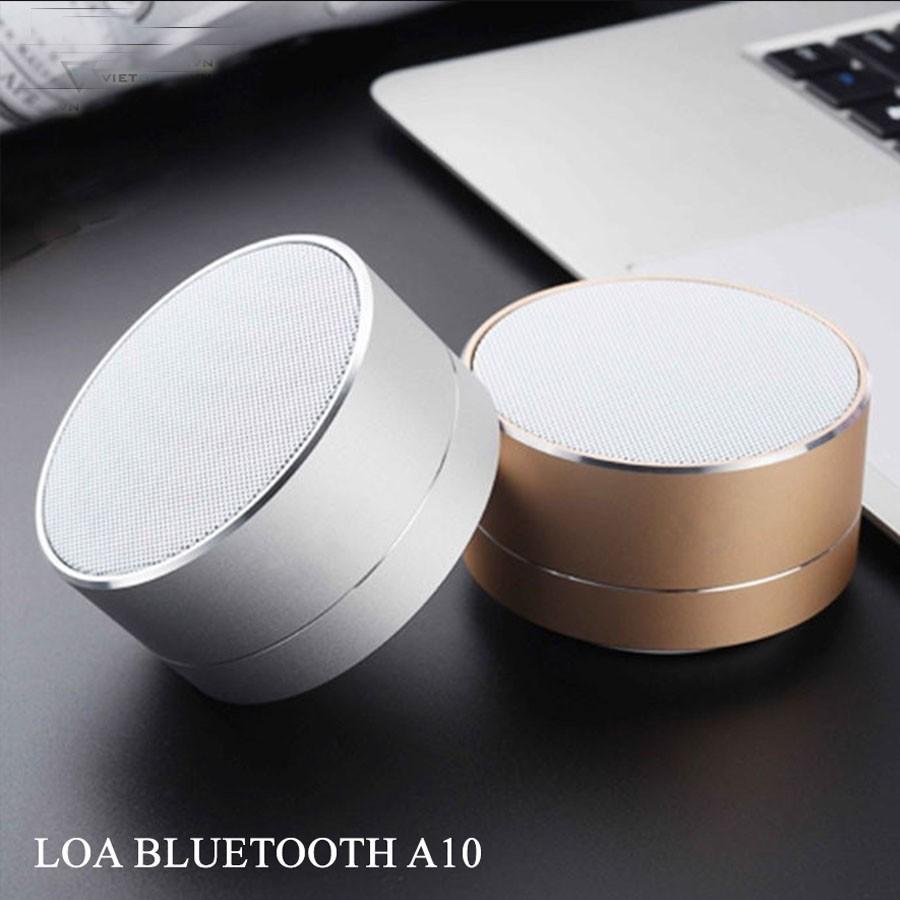 Loa bluetooth A10 mini vỏ nhôm, Siêu Bass- hàng chính hãng