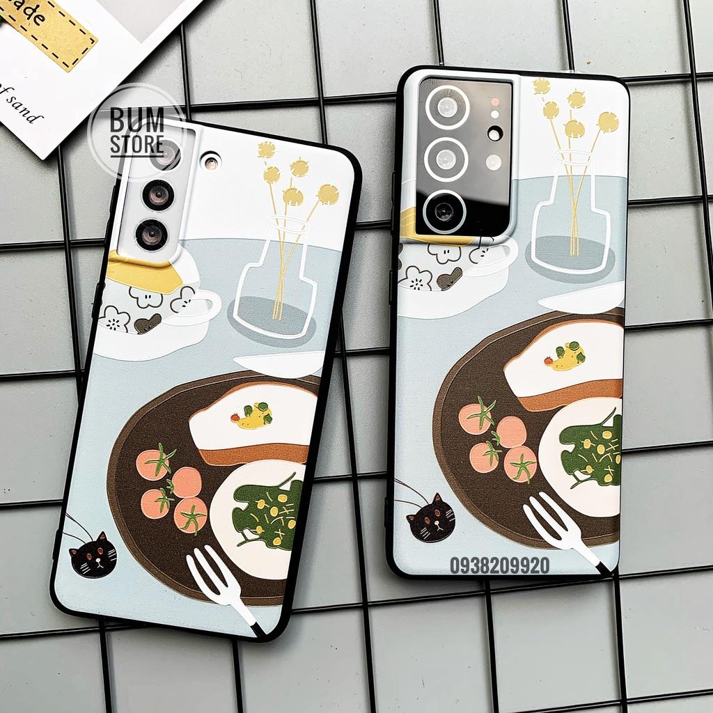 Ốp Lưng Food Cho ĐT Samsung Galaxy S21Ultra , S21Plus , S20Plus Note20 , Note10 PLUS , NOTE10 , NOTE9 ,NOTE 8 , S20 FE