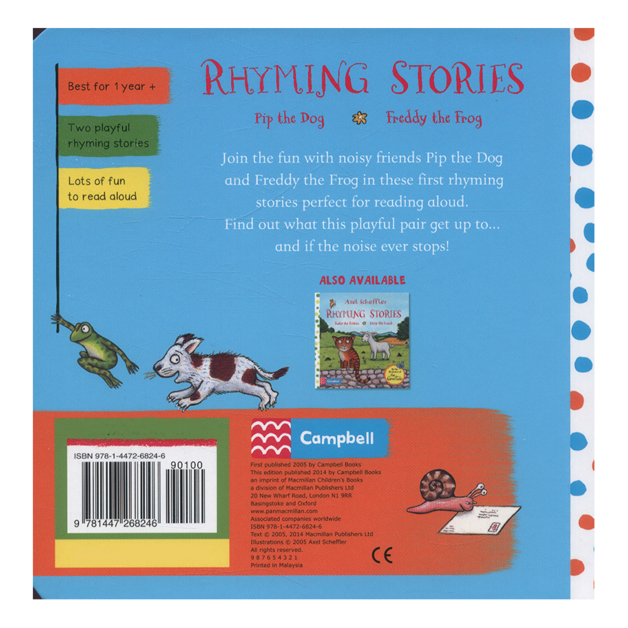 Rhyming Stories: Pip The Dog And Freddy The Frog