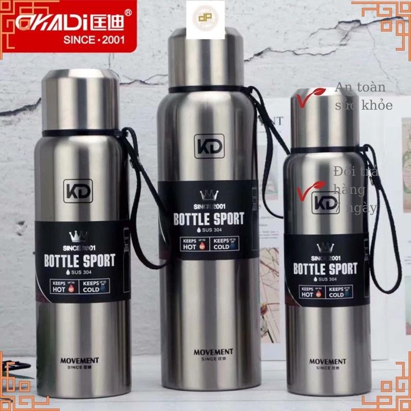 Bình giữ nhiệt inox 304 cao cấp siêu bền, giữ nóng +lạnh 24h, dung tích 520ml, 750ml, 1000ml, 1500ml