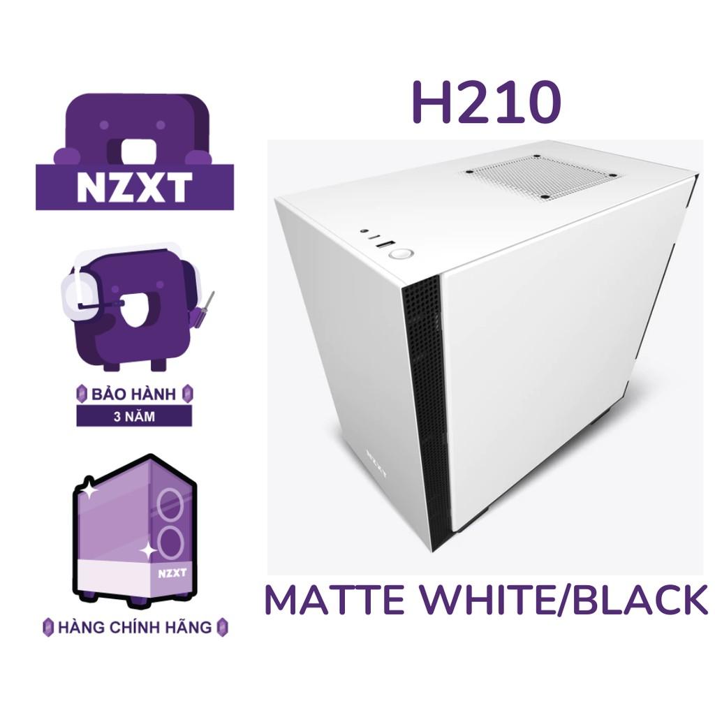 Vỏ Case Máy Tính NZXT H210 Màu Trắng Đen- Hàng Chính Hãng