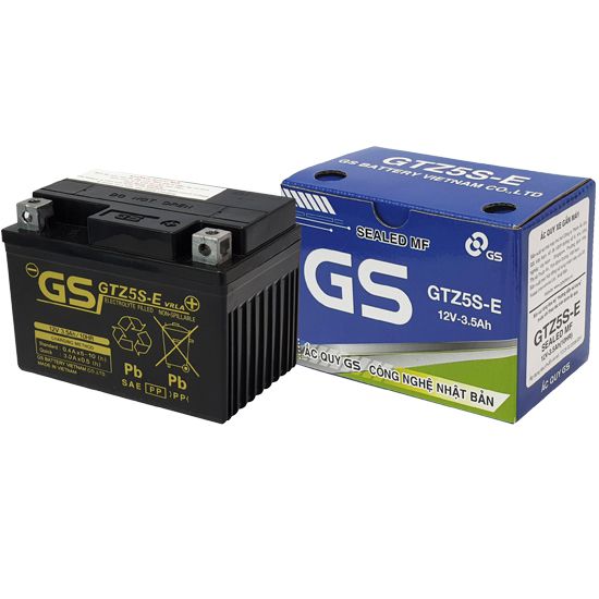 Ắc quy xe máy Click, Future neo, Wave RS-RSV-100S-ZX, yamaha exciter, GS GTZ5S