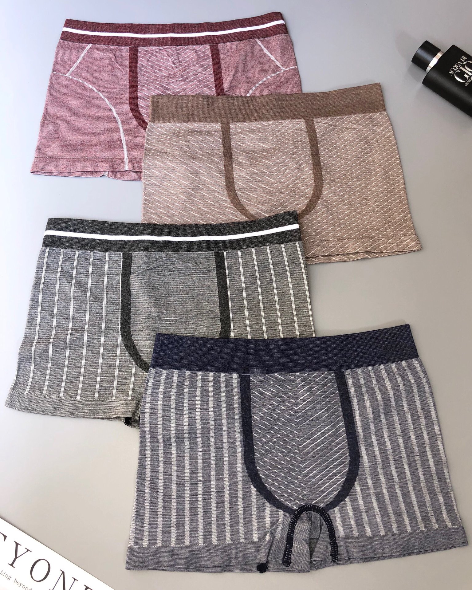 Quần Lót Nam KOJIBA Dáng Boxer Vải Sợi Tre Bamboo Dệt Kim Chống Mùi Kháng Khuẩn