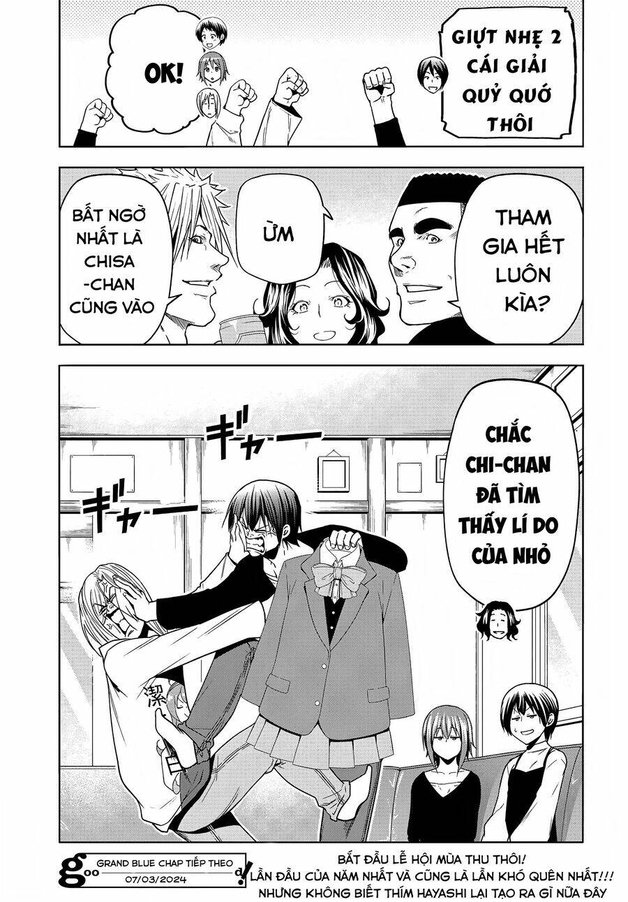 cô gái thích lặn - grand blue chapter 91 44