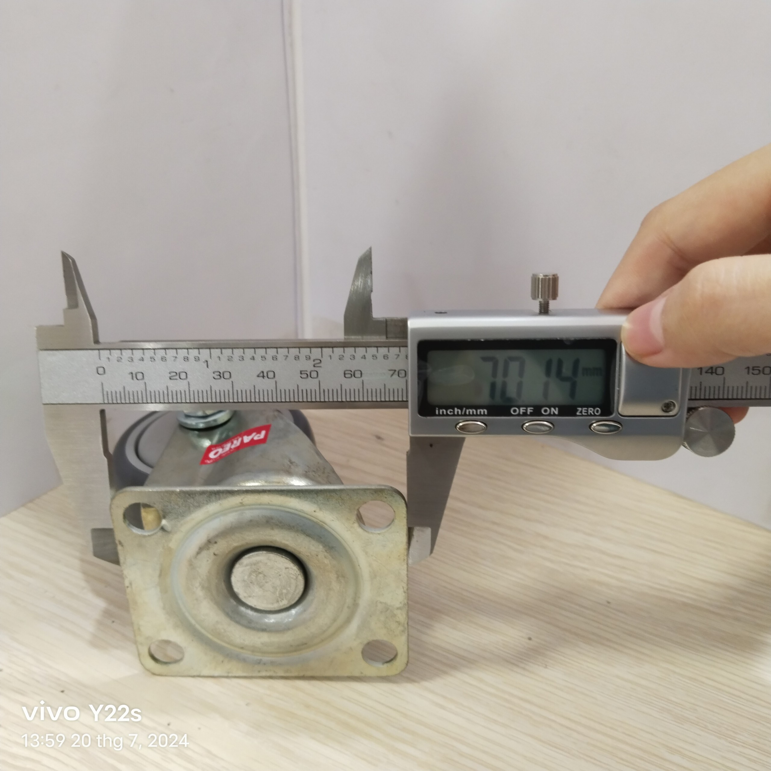 Bánh xe PU 63mm càng xoay - Happy Move