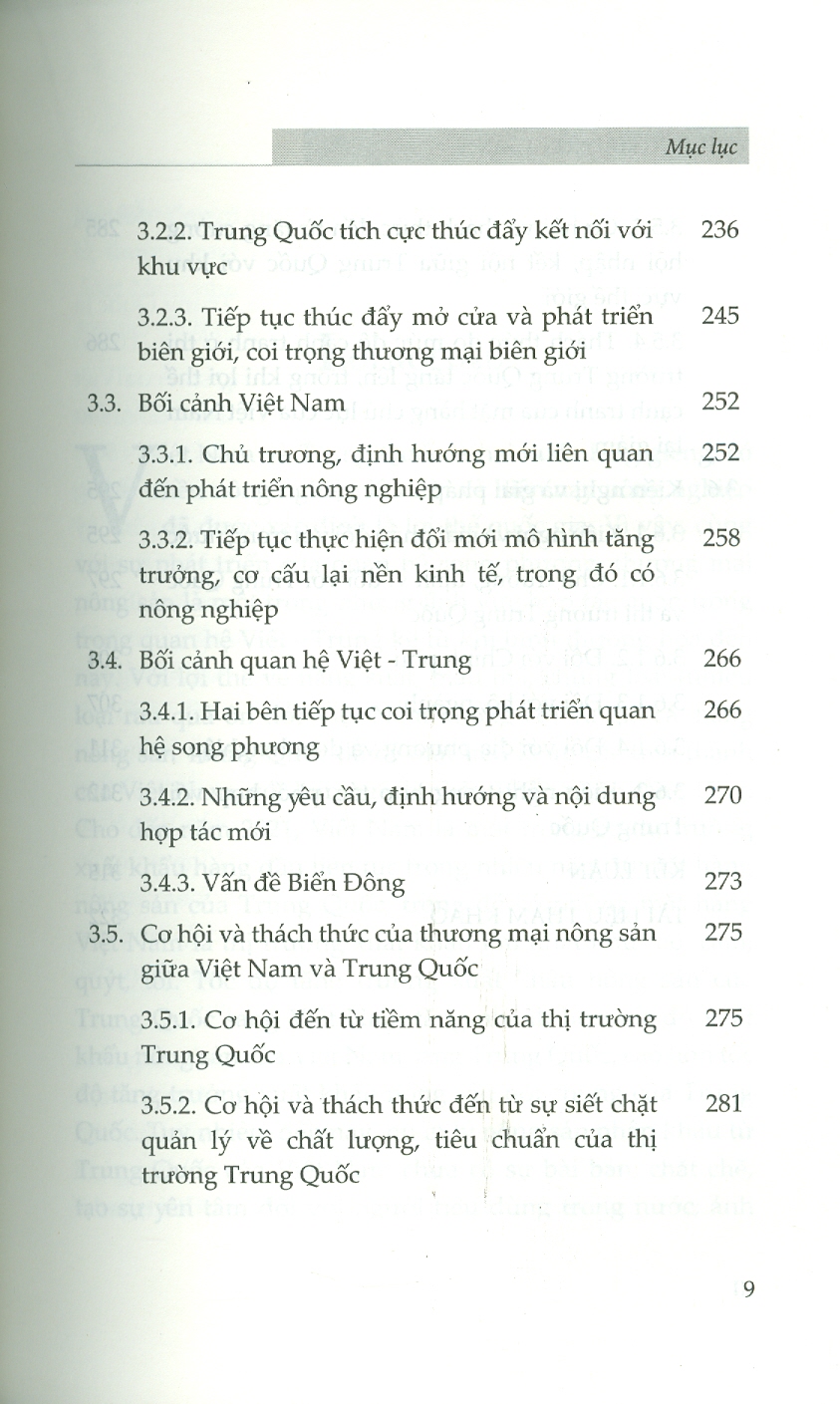 Thương Mại Nông Sản Giữa Việt Nam Và Trung Quốc Trong Bối Cảnh Mới (Sách chuyên khảo) - TS. Nguyễn Thị Phương Hoa (Chủ biên)