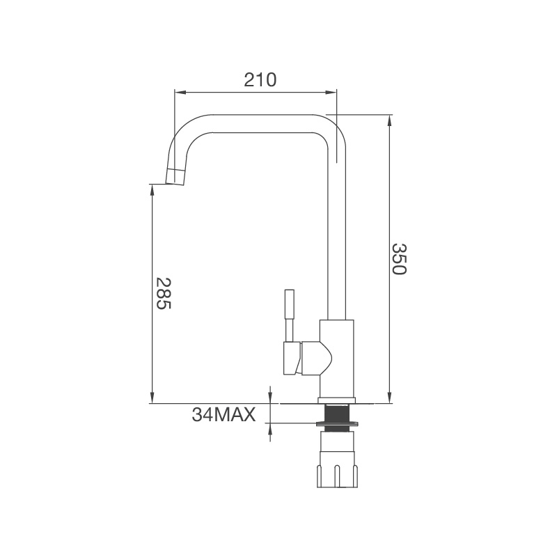 Vòi rửa chén Malloca K559-SN