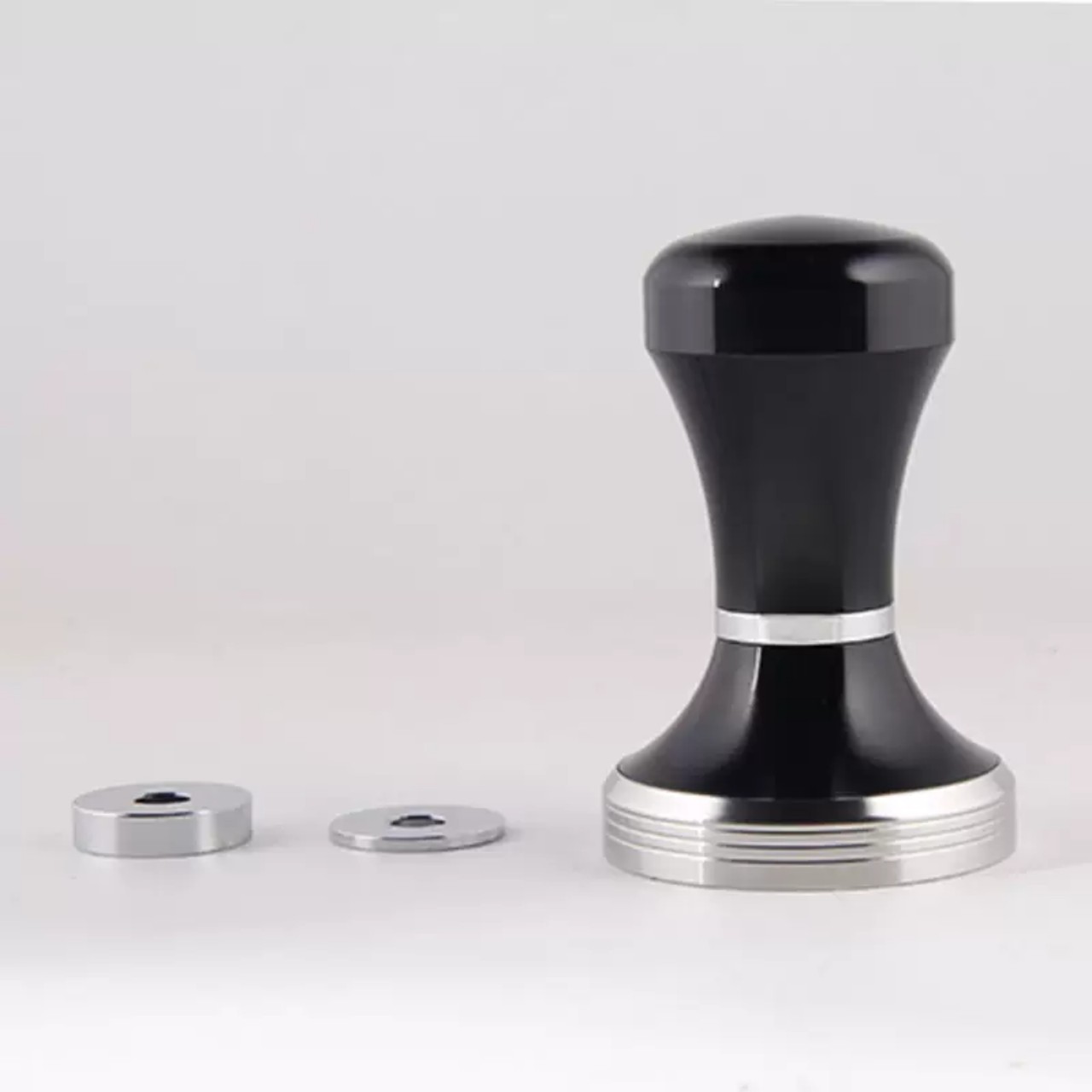 Tamper - Dụng cụ nén cà phê - Màu đen - Đáy phẳng - Kích thước 58 mm