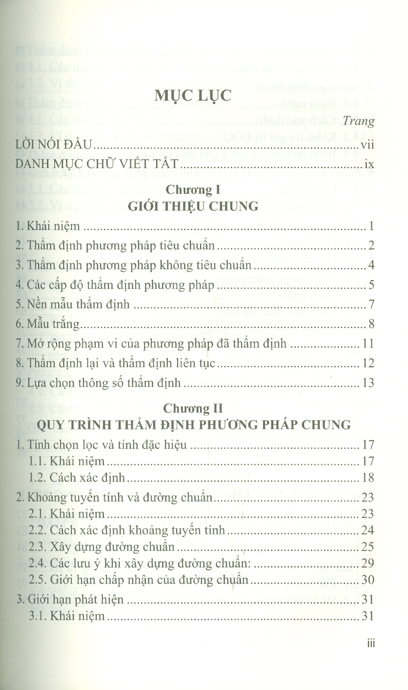 Thẩm Định Phương Pháp Và Đánh Giá Độ Không Đảm Bảo Đo Trong Phân Tích Hoá Học (Tái bản lần thứ nhất có bổ sung và chỉnh sửa)