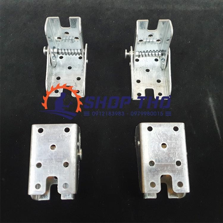 Bản lề chân bàn gấp loại lẫy và nút ấn nhanh