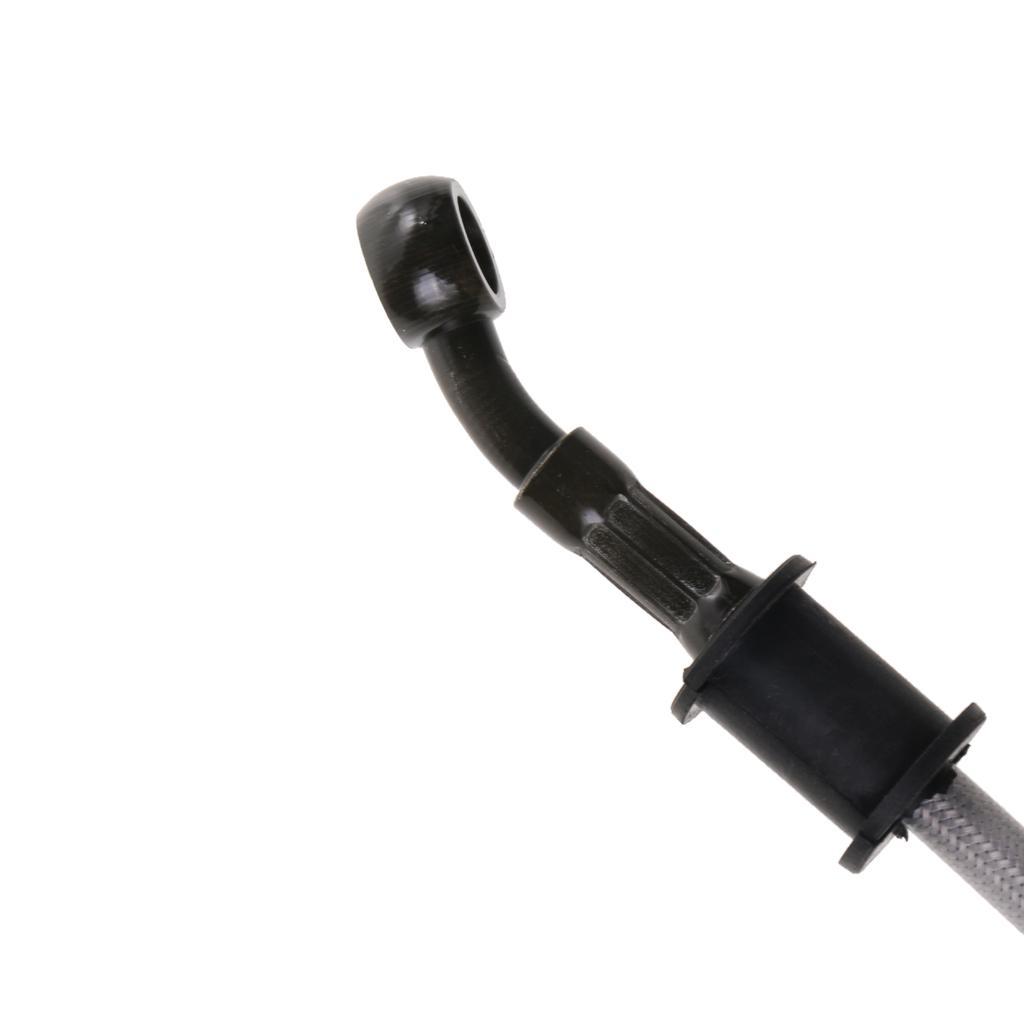 50-120CM Stainless Steel Braided Racing Hose Fuel Oil Line for Motorcycle AT