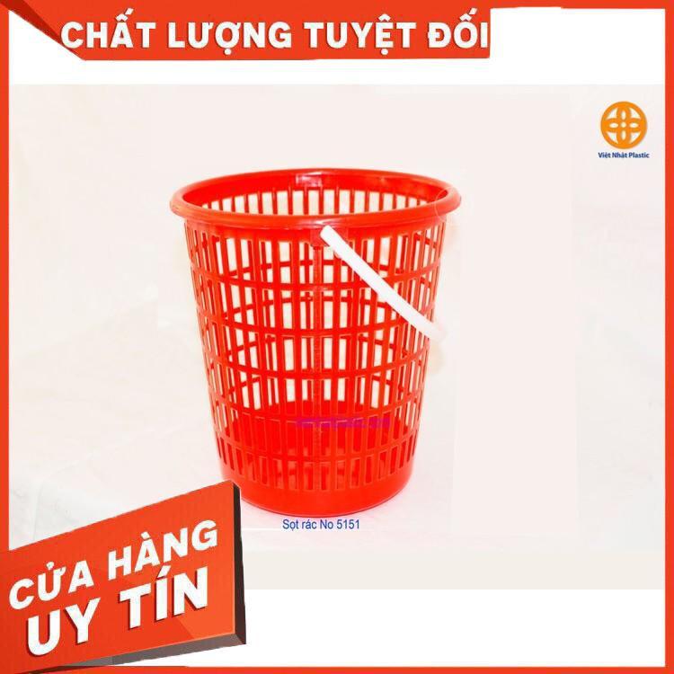 Sọt nhựa đựng rác có quai xách