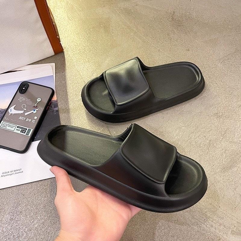 Dép bánh mỳ nữ LEAP Dép độn đế cao 3cm ulzzang