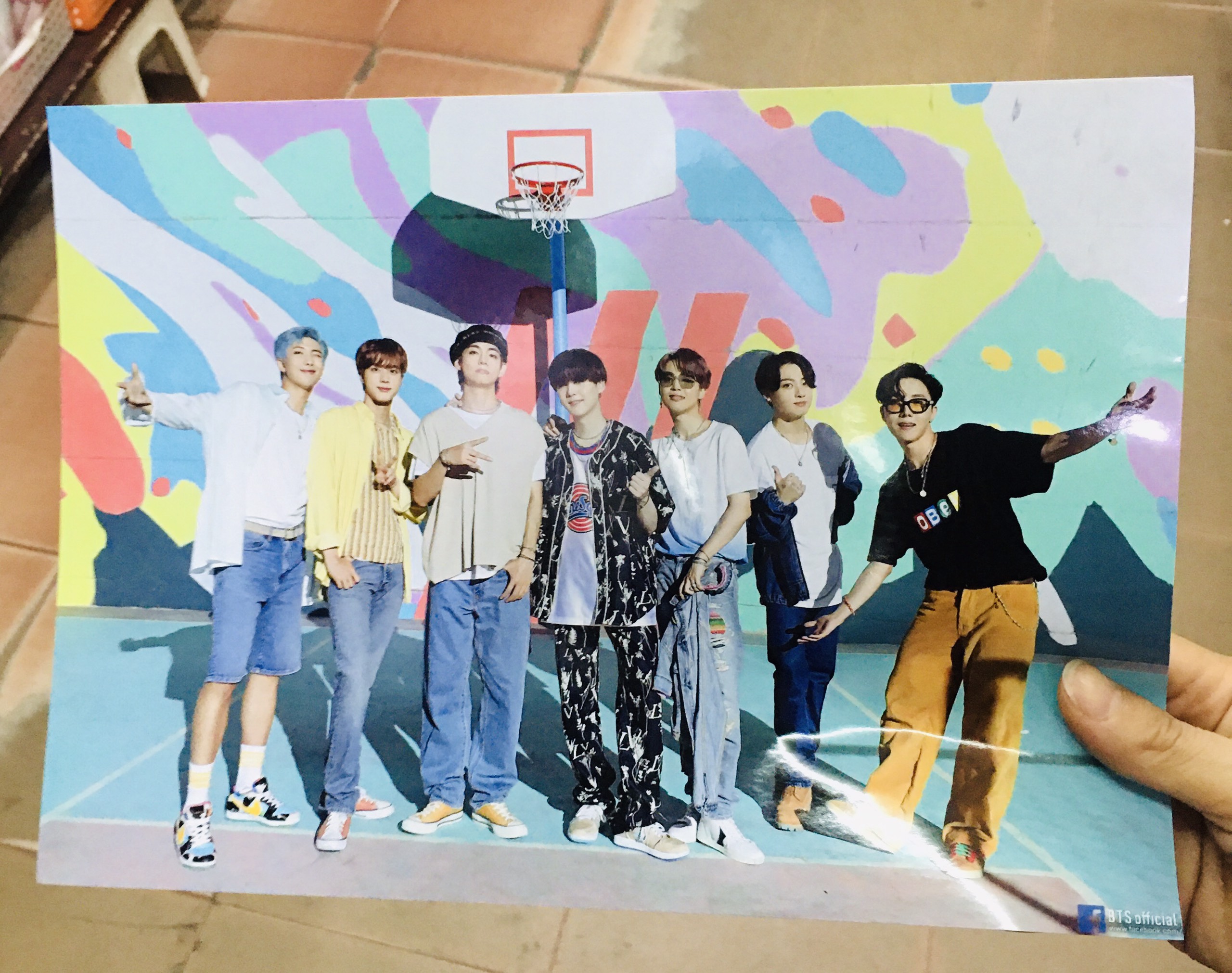 Tranh Poster SET 3 tấm BTS 21cmx30cm ảnh khác nhau