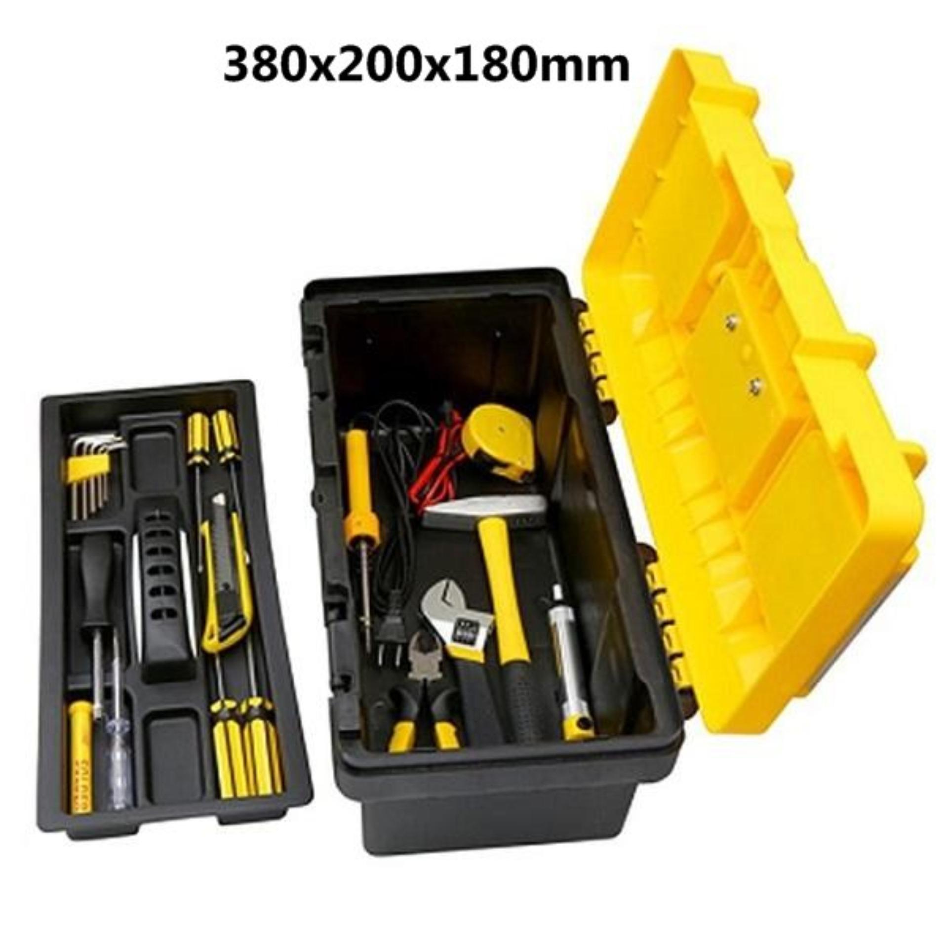 Hộp Đựng Dụng Cụ, Thùng Đồ Nghề Đa Năng 14 inch (36x18x18cm)