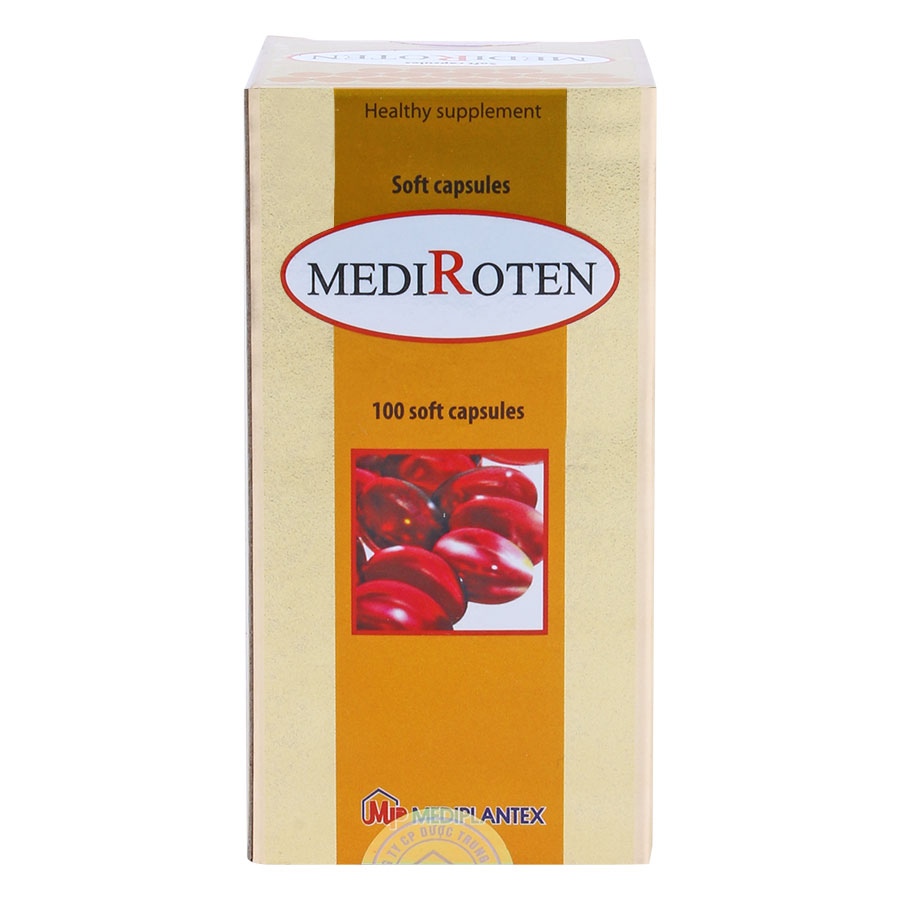 Thực Phẩm Chức Năng Viên Uống Dầu Gấc Mediplantex Mediroten