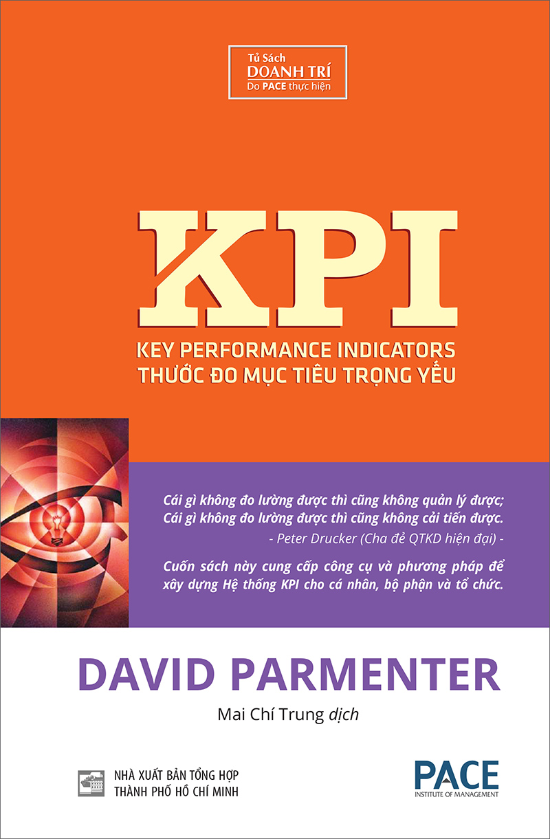 Sách PACE Books - KPI thước đo mục tiêu trọng yếu (Key Performance Indicators) - David Parmenter