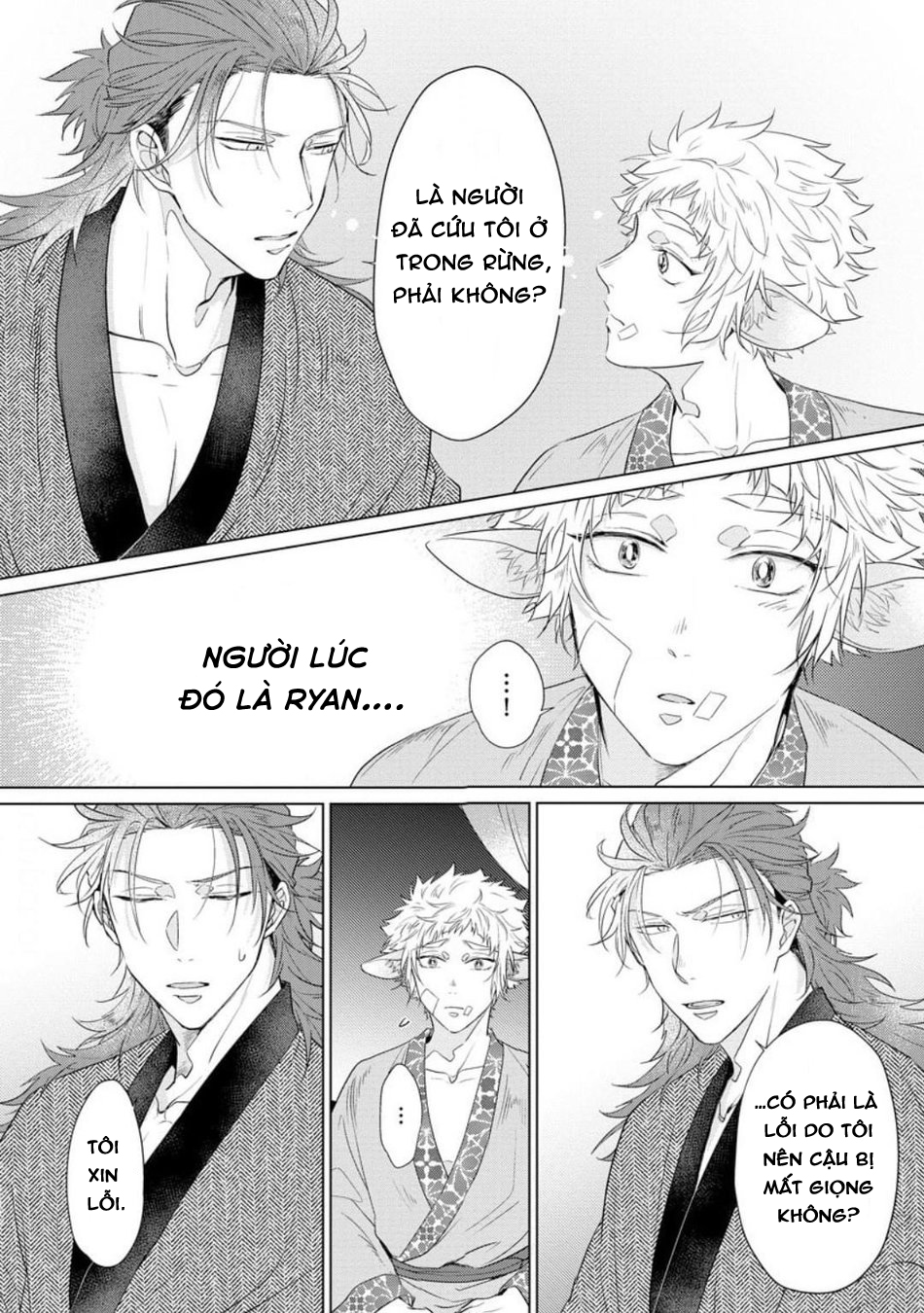 gặp gỡ em, thú nhân màu chàm trắng chapter 5 21