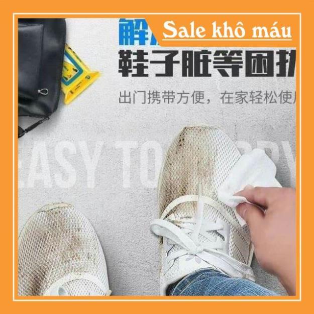 GIẤY LAU GIÀY SNEAKER LOẠI TO 30 TỜ .