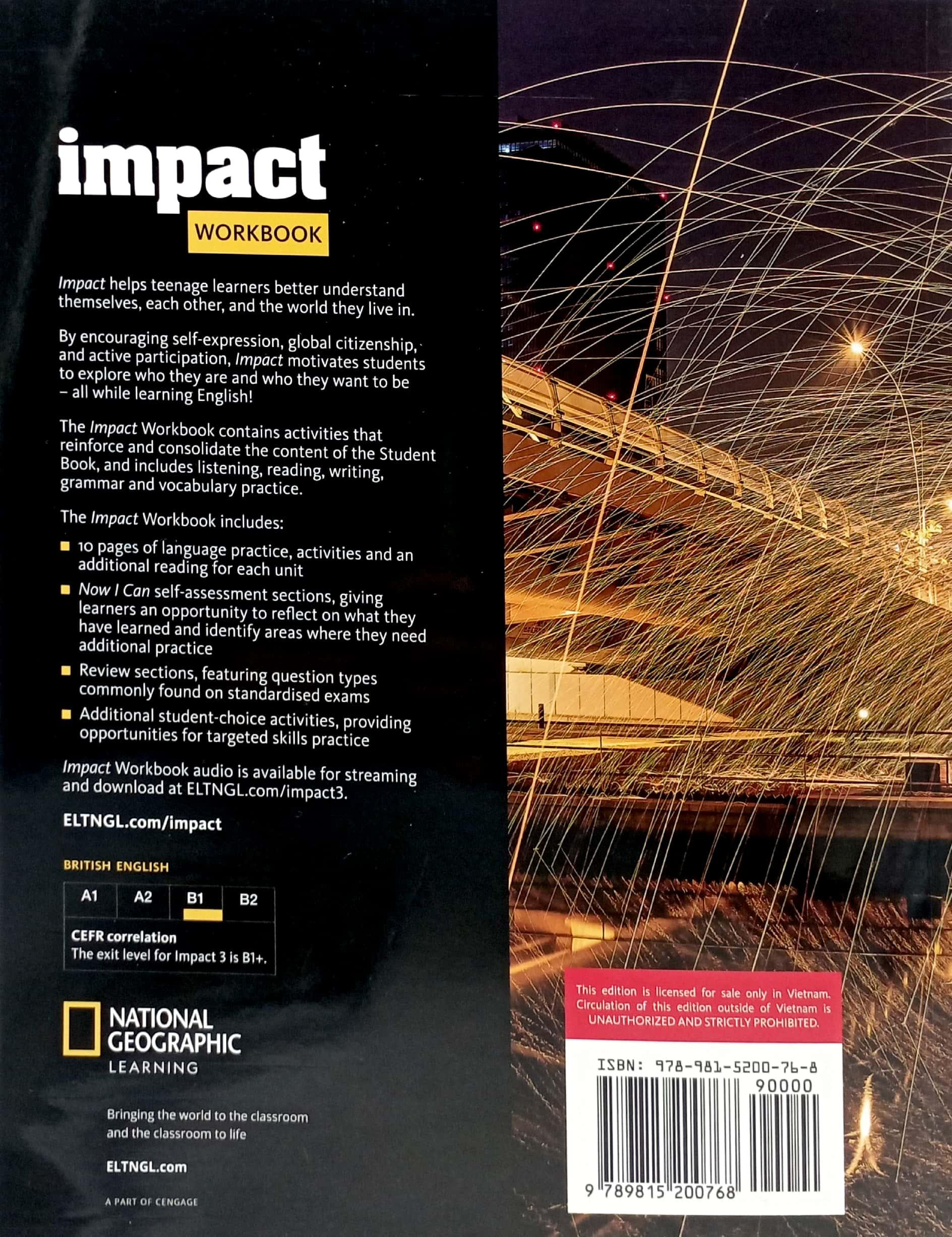 Impact British English 3: Workbook