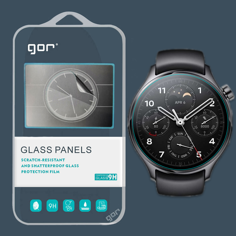 Dán cường lực GOR cho Đồng Hồ Xiaomi Watch S1 Pro - Hàng Chính Hãng