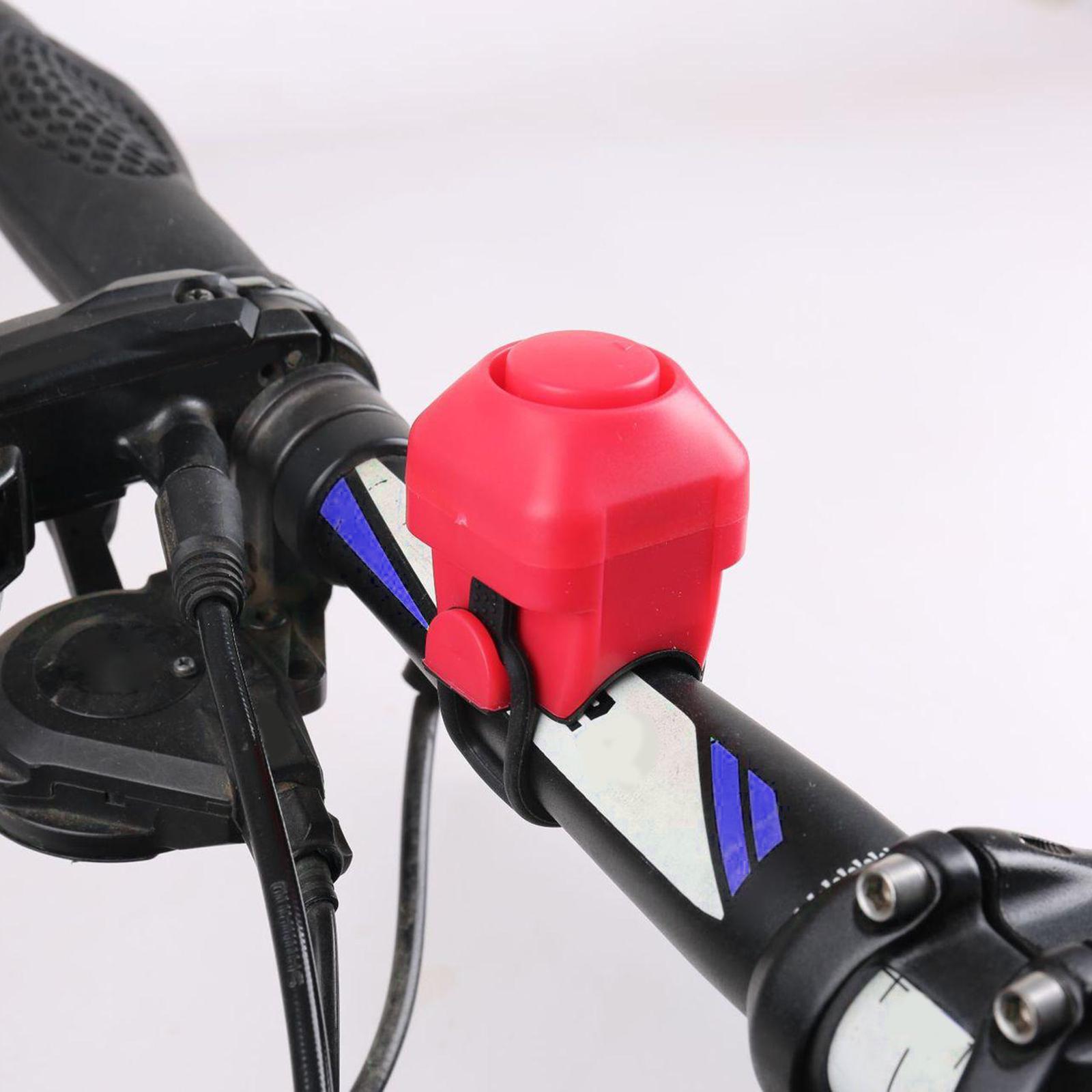 Silicone Electric Bike Horn MTB Road Bicycle Ring Tricycle Bell Hooter