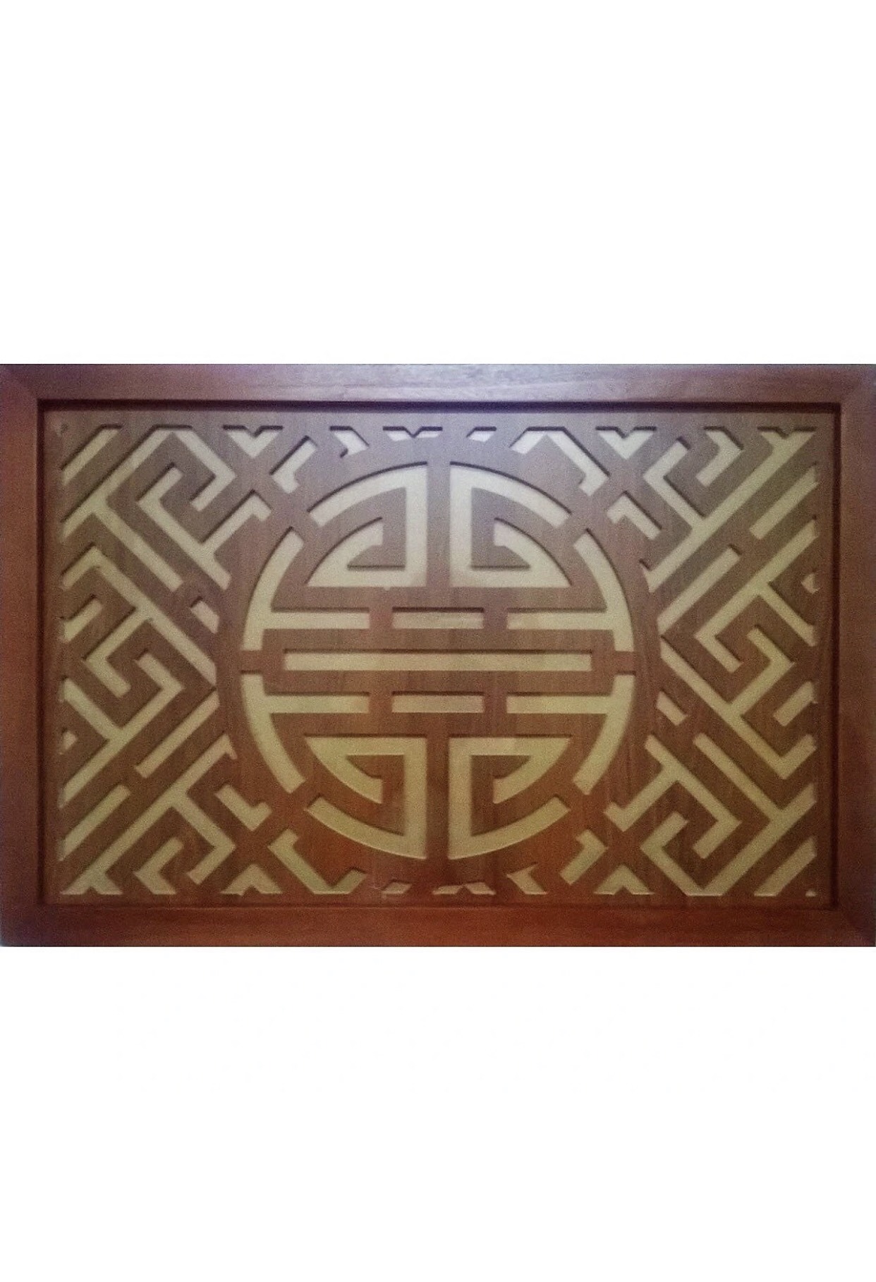 Tấm chống ám khói nhang chữ Thọ Hán KH16712