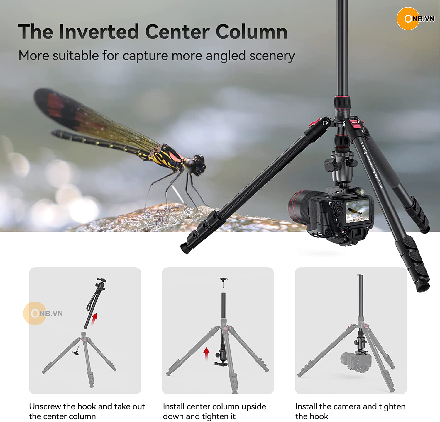 Smallrig CT-10 Tripod Monopod Máy Ảnh và Điện Thoại 3595