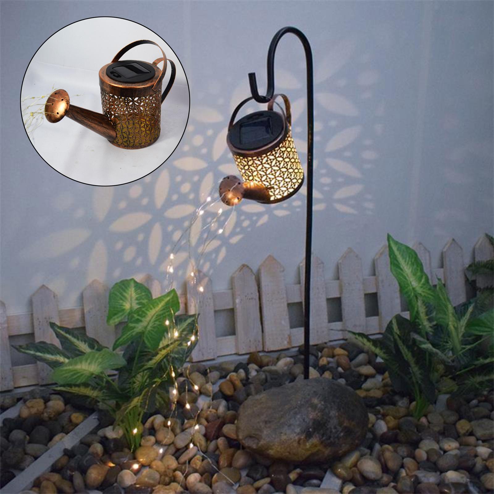 Solar Water Can Lights IP55 Waterproof Solar Garden Light