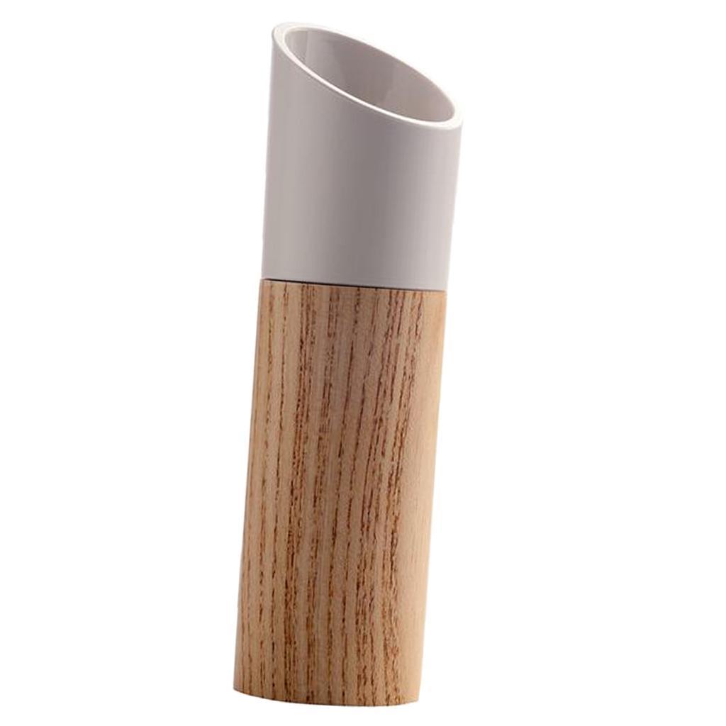 Salt Pepper Grinder Adjustable Ceramic Rotor Wood Shakers Mill Spices black