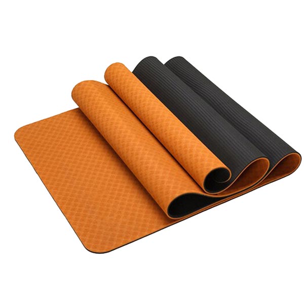 Combo Thảm tập yoga TPE 2 lớp 6mm + Bóng tập yoga da trơn