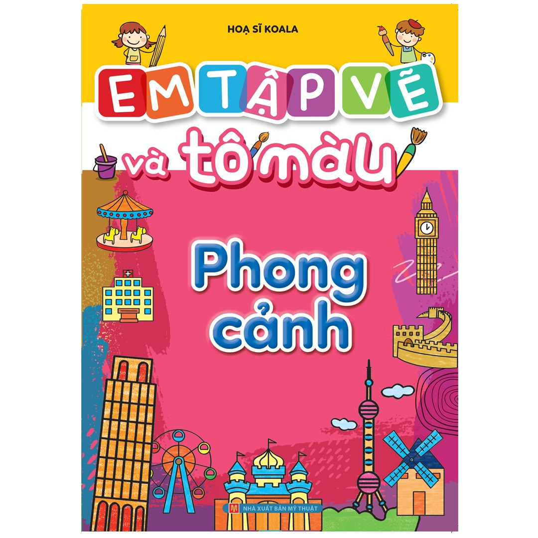 Sách: Combo Em Tập Vẽ Và Tô Màu