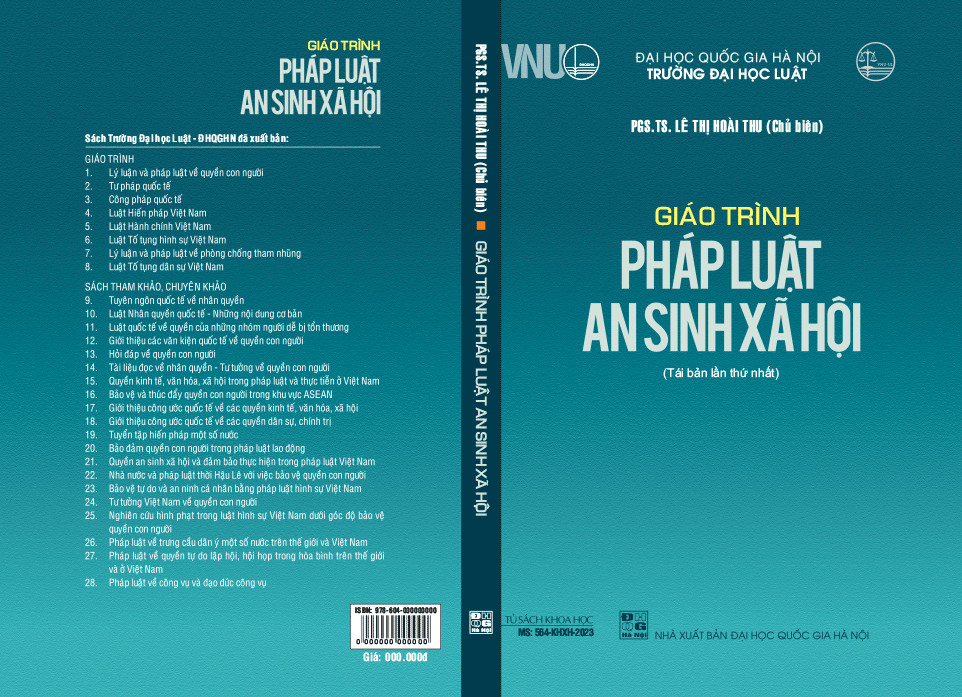 GiáoTrình Pháp Luật An Sinh Xã Hội - PGS. TS. Lê Thị Hoài Thu - Tái bản - (bìa mềm)