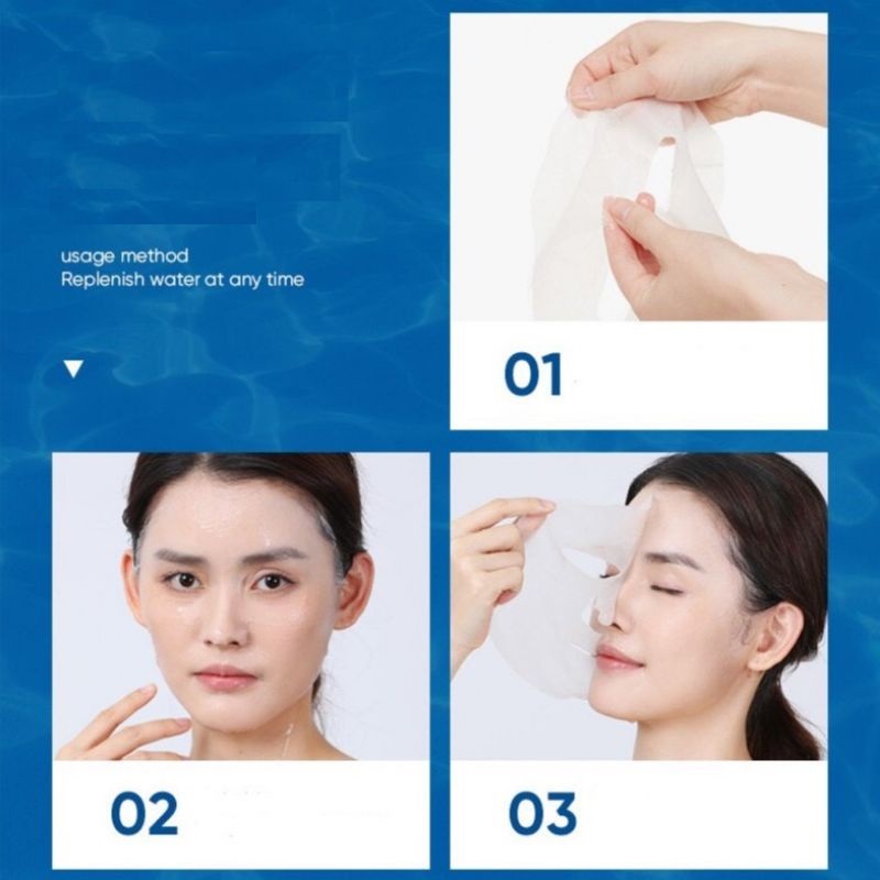 Hộp 5 Miếng Mặt Nạ cấp ẩm,dưỡng trắng da HA Hyaluronic Acid 4X Seomou