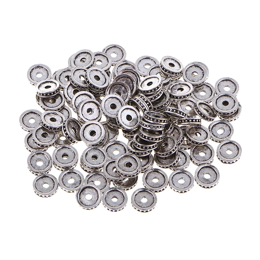100Pcs 8mm Jewelry Findings Beading Smooth Beads for Necklace Decoration