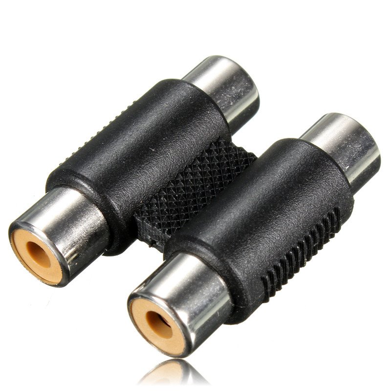 SOAIY Đầu nối dây AV 2 ra 2 - Hàng Nhập Khẩu
