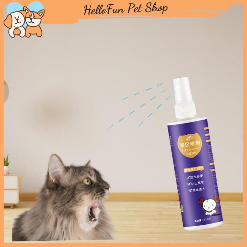 Xịt ngăn chặn thói quen xấu của chó mèo 120ml