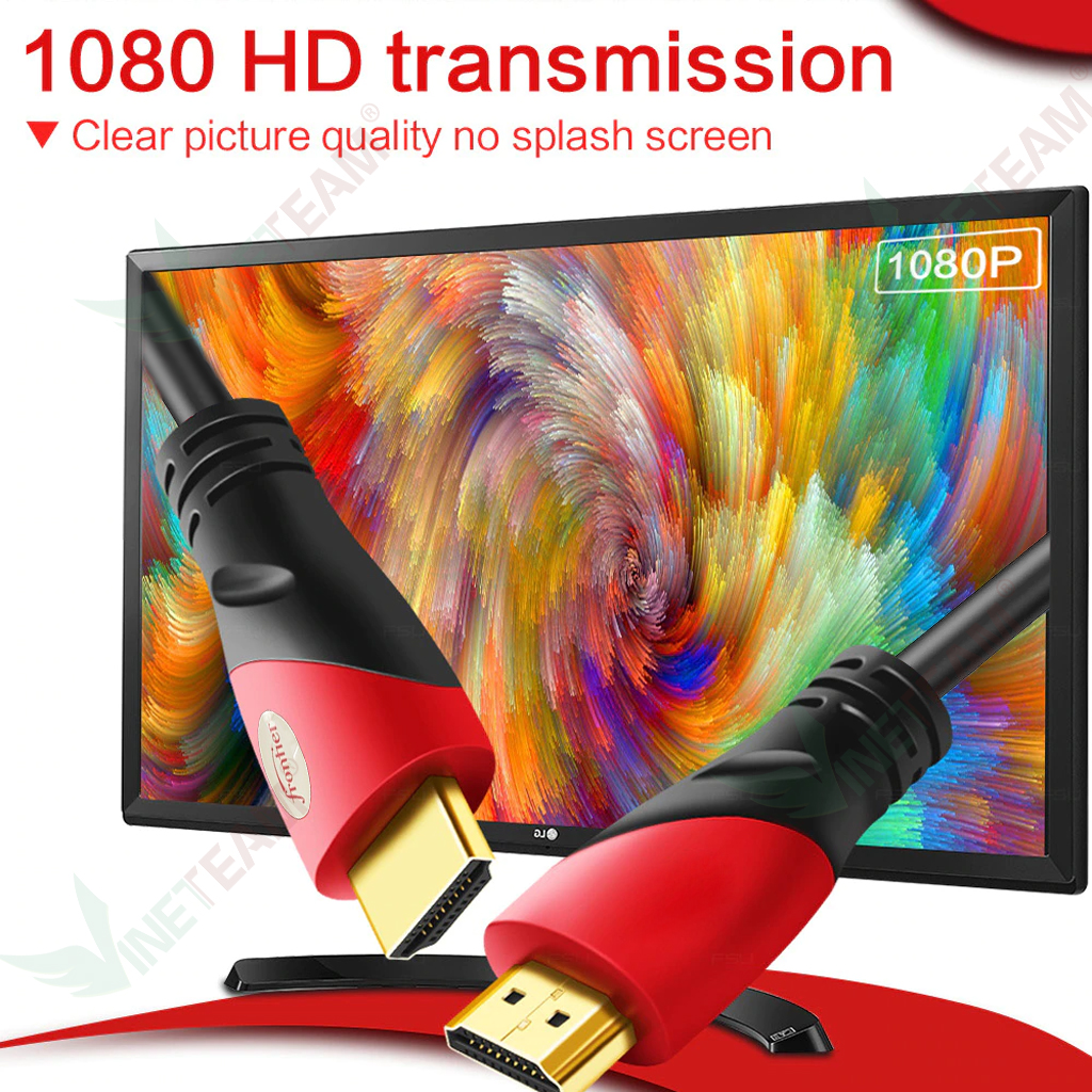 Dây cáp HDMI tròn chuẩn 4.0 hỗ trợ 4K 30Hz dài 1.8m - Hàng chính hãng