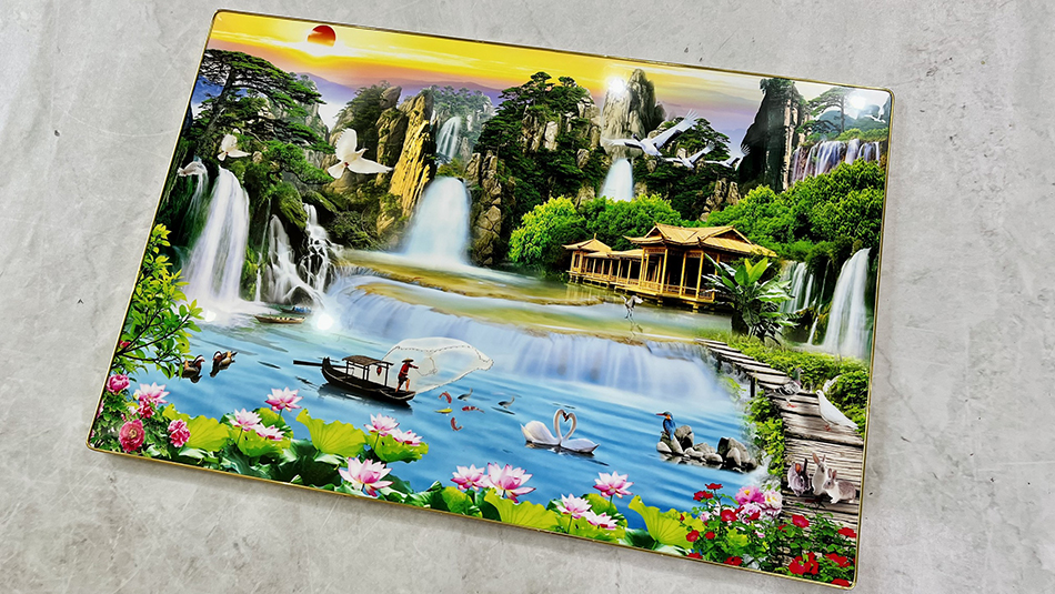 TRANH SƠN THỦY - TRANH TRÁNG GƯƠNG TREO PHÒNG KHÁCH - TRANH TREO TƯỜNG PHONG THỦY - TRANH TẶNG TÂN GIA
