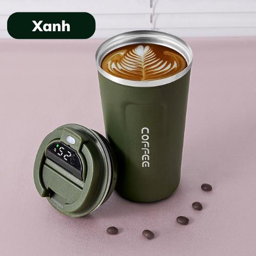 Bình giữ nhiệt ly giữ nhiệt khắc tên 510ml chất liệu thép không gỉ 304 510ml từ 6-12h hiển thị nhiệt độ bảo hành 12tháng