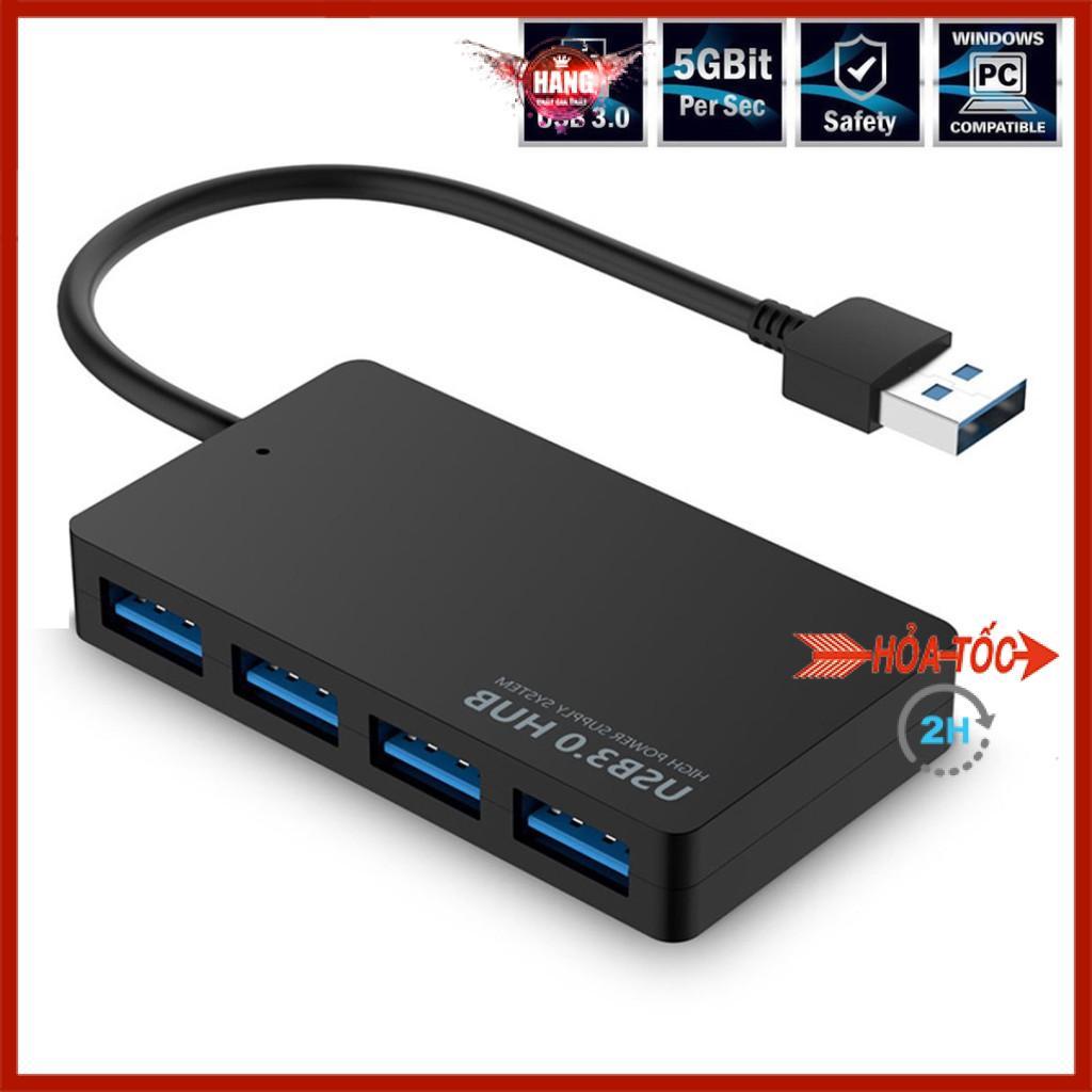 Hub chia usb 3.0 ra 4 cổng có cổng cấp nguồn 3.5 cho hub - Hồ Phạm