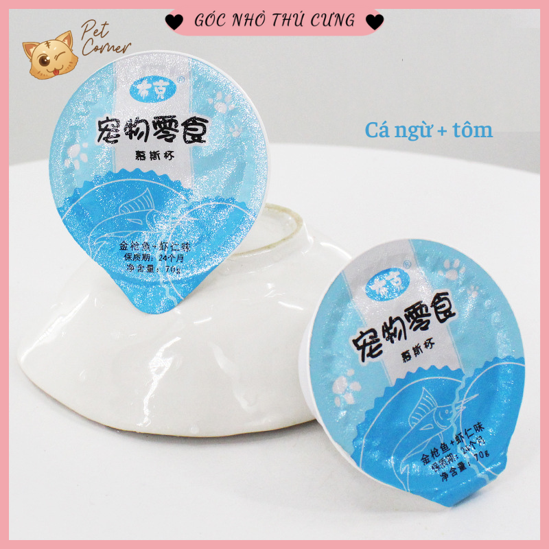 Súp thưởng Pudding dinh dưỡng cho chó mèo