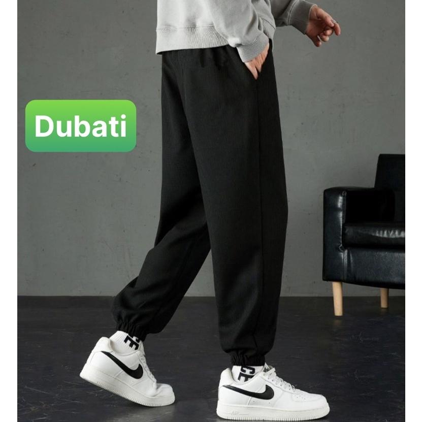 Quần Ống Rộng Chất Tổ Ong, Quần Jogger Nam Thể Thao Unisex Dày Dặn