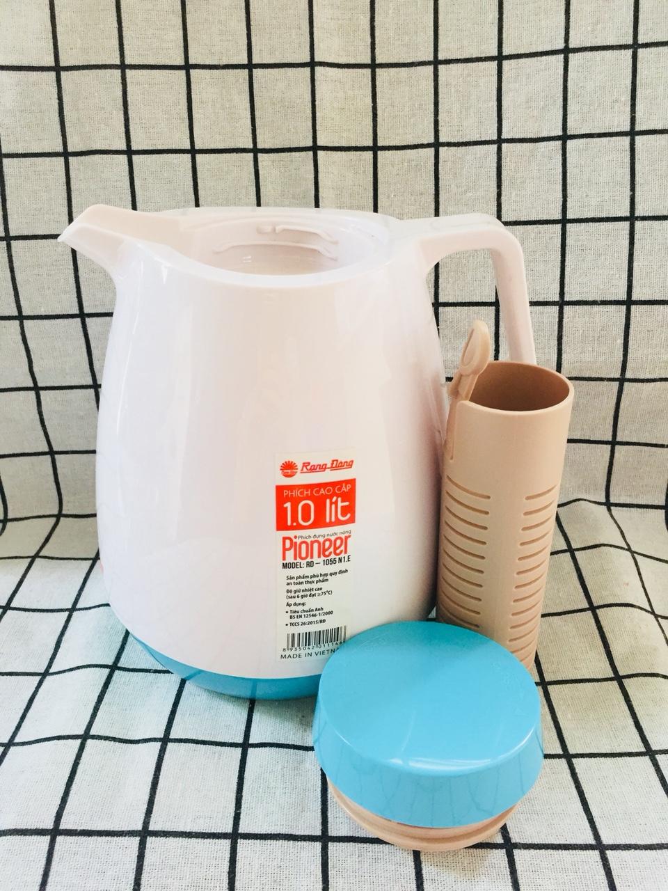 Bình trà giữ nhiệt 1 lít Rạng Đông RD 1055 N1.E