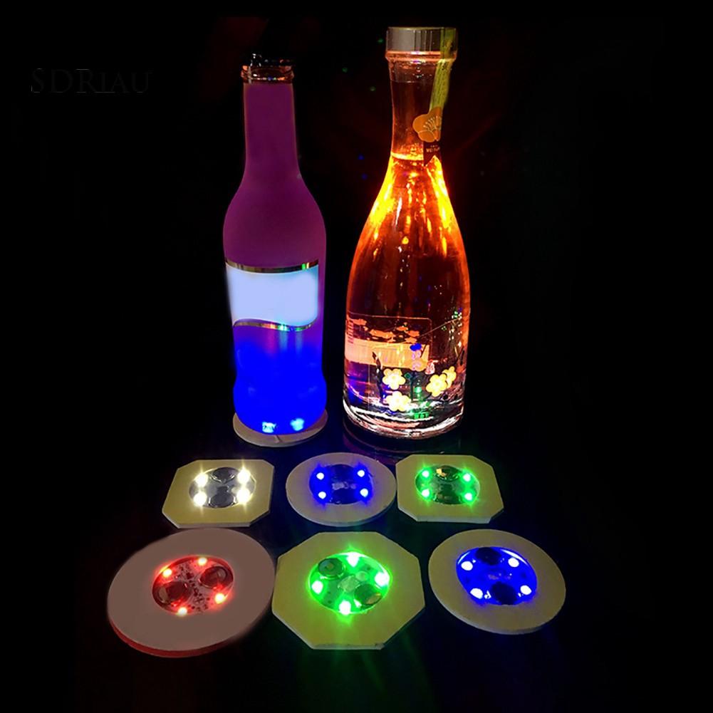 Miếng dán trang trí ly có đèn LED phát sáng