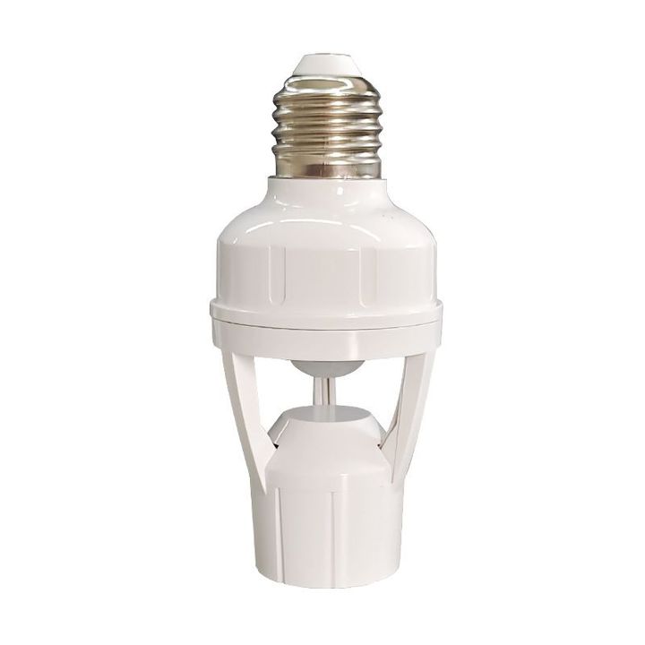 Đui Đèn Cảm Biến Chuyển Động E27, Tự Động Bật Tắt Thông Minh khi có người
