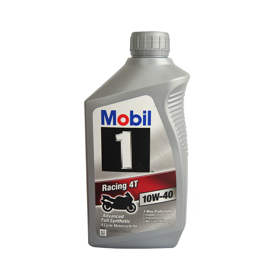 Dầu Nhớt Xe Số Mobil 1 Racing 4T 10W40 (946ml)